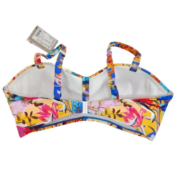 Amoena Womens Floral Underwire Bikini Top With Adjustable Straps - Size 18 US/CA - Picture 2 of 11